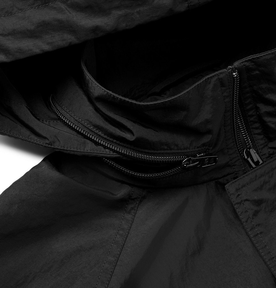Balenciaga - Oversized Logo-Appliquéd Shell Jacket - Black Balenciaga