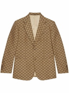 GUCCI - Gg Supreme Single-breasted Blazer Jacket