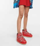 Alanui - Full Moon bandana-print boots