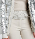 Yves Salomon Belted shearling-trimmed ski jacket