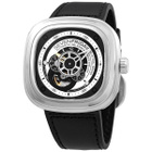 Sevenfriday Automatic Black Leather Band Mens Watch P1B/01
