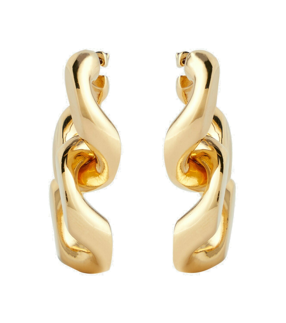 Bottega Veneta Gold-plated sterling silver drop earrings Bottega Veneta