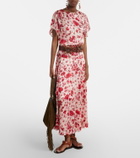 Isabel Marant Hervane floral jacquard top
