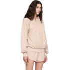Baserange Pink Fold Hoodie