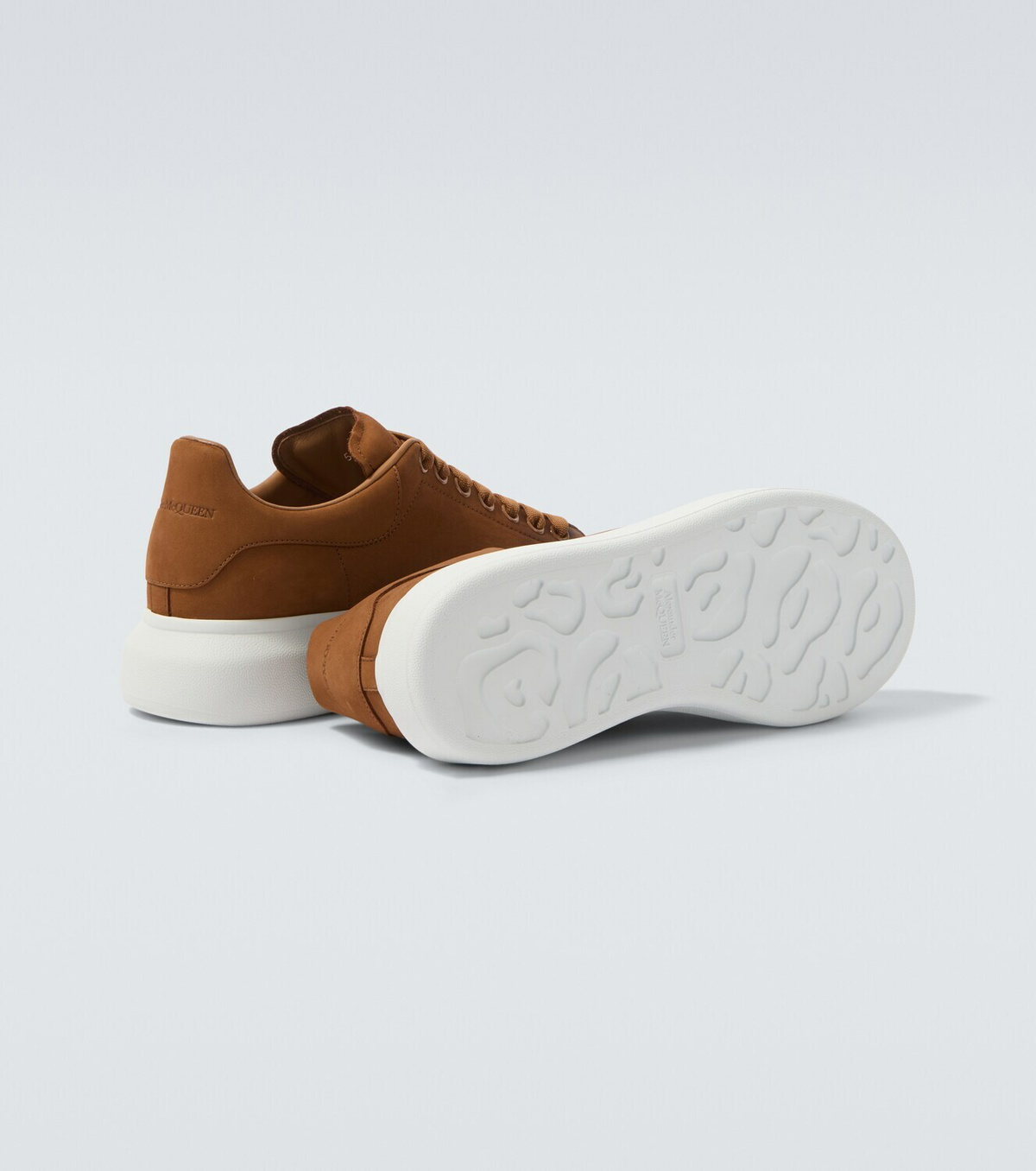 McQueen Oversized leather sneakers
