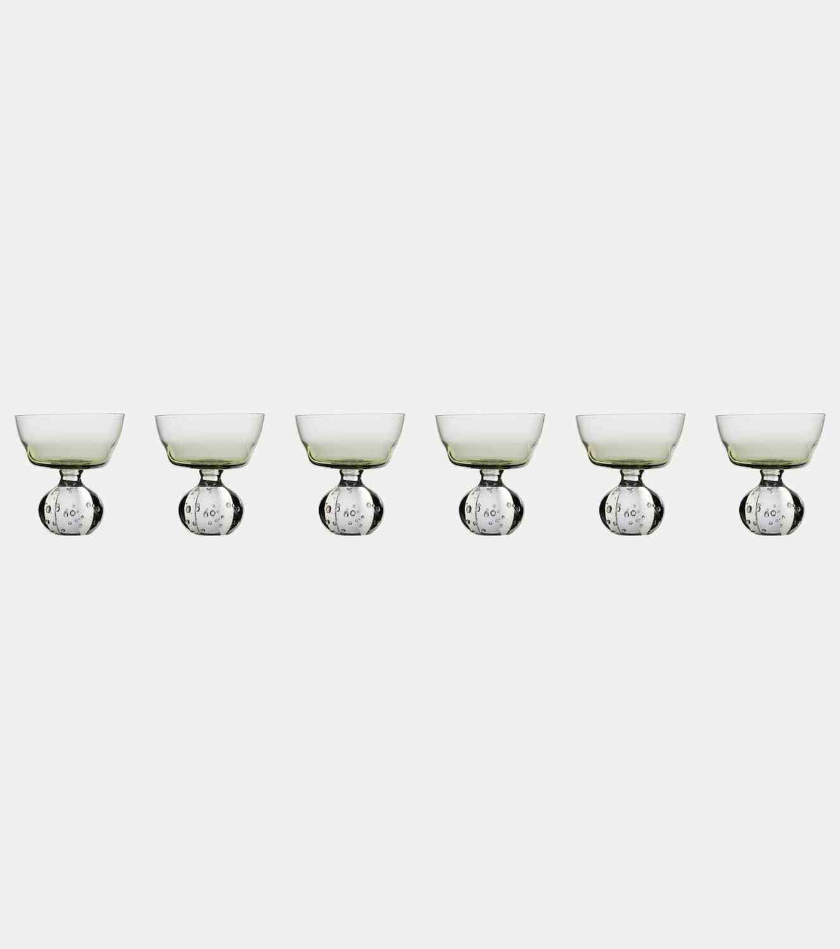 Serax Eternal Snow M set of 6 glasses by Bela Silva