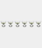 Serax Eternal Snow M set of 6 glasses by Bela Silva