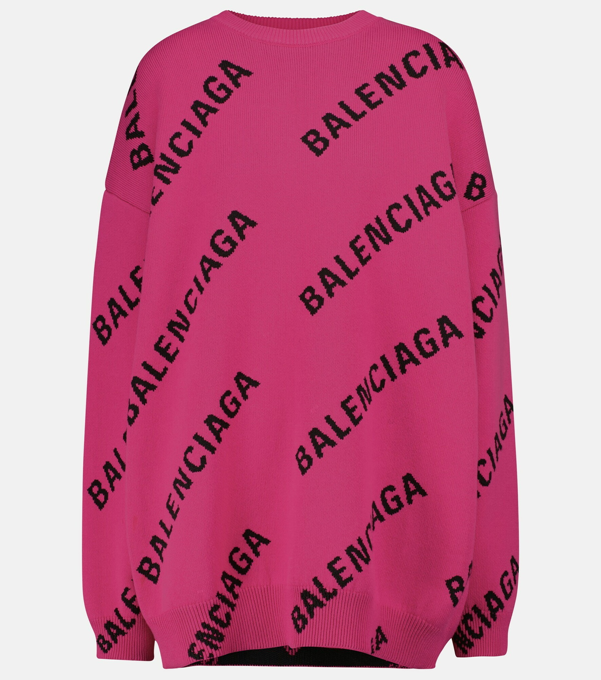 Balenciaga - Logo wool-blend sweater Balenciaga