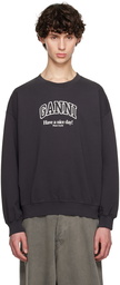 GANNI Black Isoli Sweatshirt