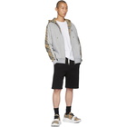 Burberry Grey Check Kurke Hoodie