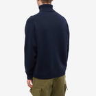 Neighborhood Men's High Neckwool Sweater in Navy