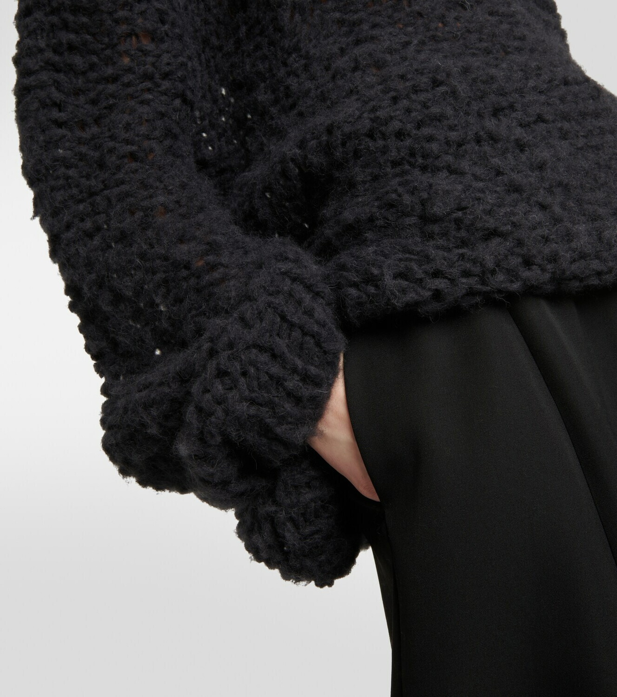 The Row Eryna alpaca and silk sweater The Row