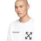 Off-White White Flamed Bart Sweatshirt