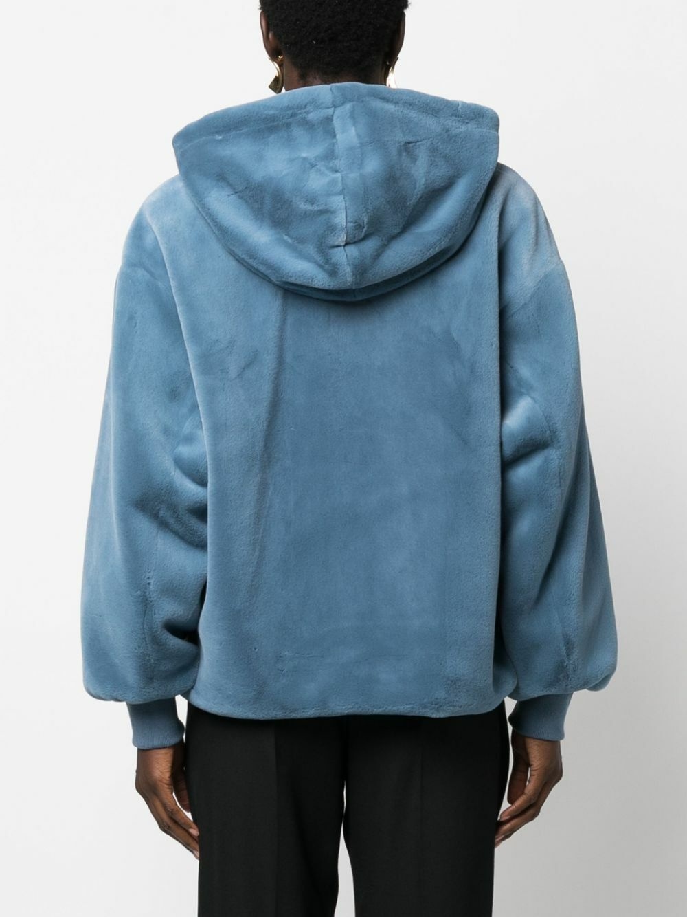 EMPORIO ARMANI - Faux-fur Hooded Jacket