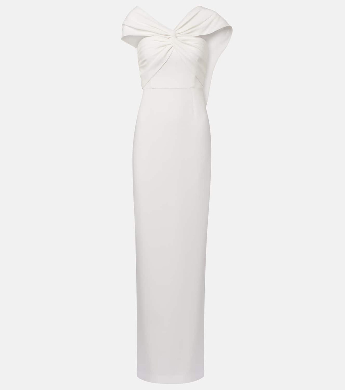 Roland Mouret Bridal asymmetric cady gown