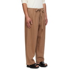 colbo Brown Cropped Farm Trousers