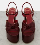 Valentino Garavani Crasher VLogo leather platform sandals