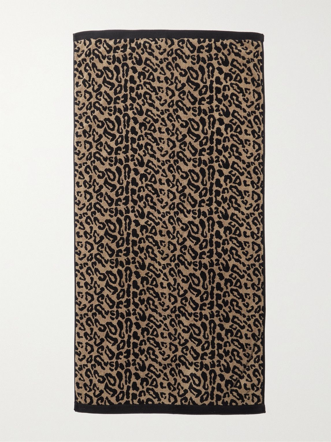 Wacko Maria - Leopard-Jacquard Cotton-Terry Beach Towel Wacko Maria