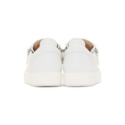 Giuseppe Zanotti White and Blue Frankie May London Sneakers