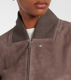 Tod's Suede bomber jacket