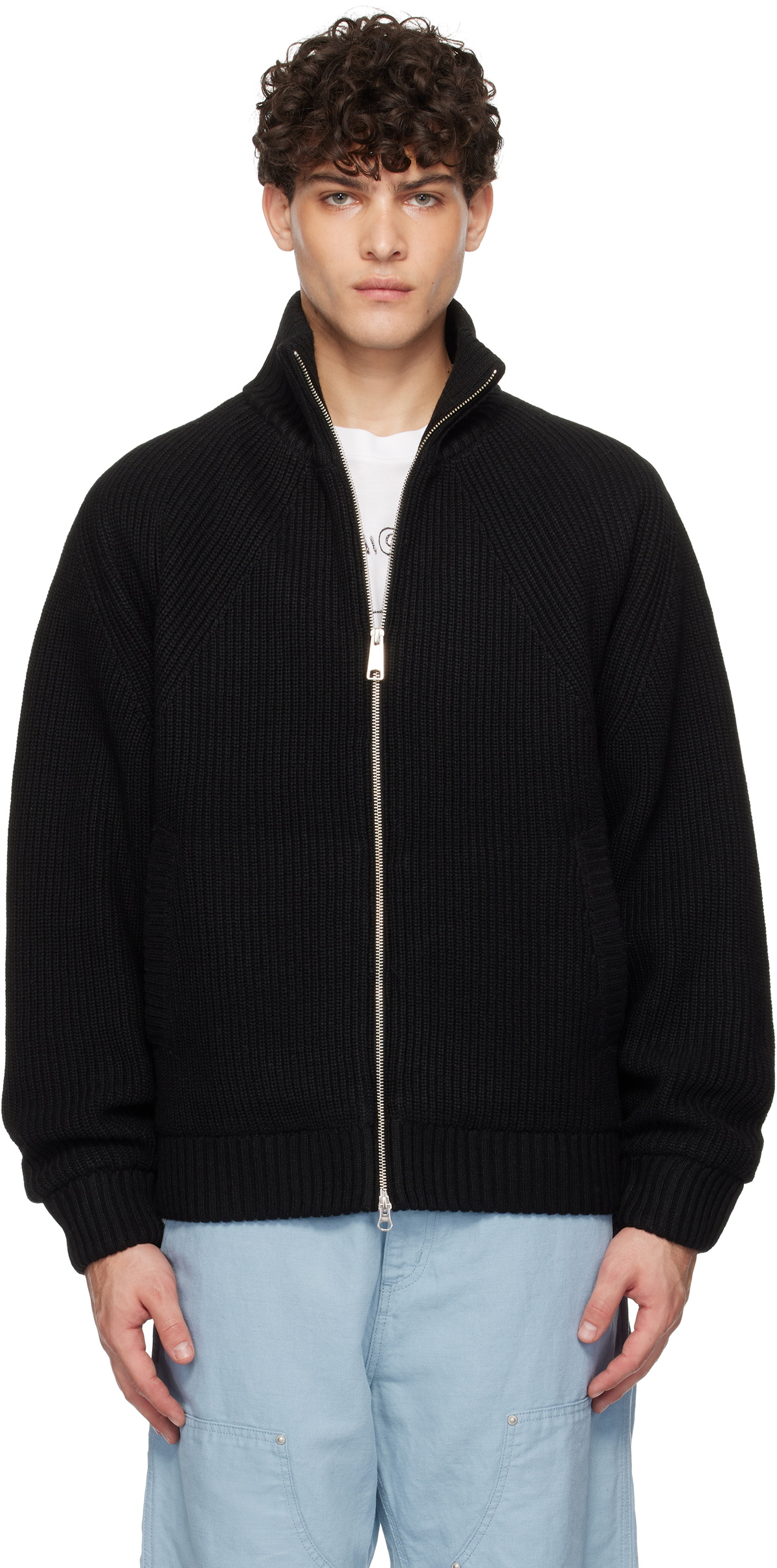 トップス Carhartt WIP Black Banley Sweater Jacket Banley Sweater Jacket Carhartt WIP Cardigan in black for men