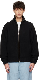 Carhartt Work In Progress Black Banley Sweater Jacket