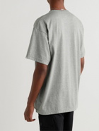 WTAPS - Logo-Print Cotton-Blend Jersey T-Shirt - Gray