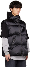 mastermind WORLD Black Nylon Down Vest