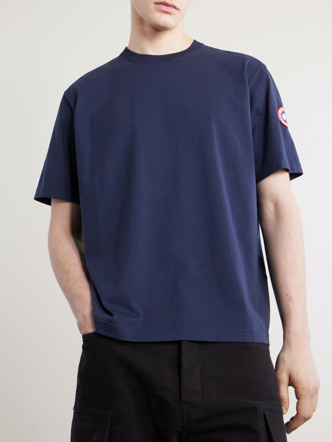 Canada Goose - Novo Cotton-Jersey T-Shirt - Blue