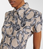Loewe Paula's Ibiza Anagram cotton-blend shirt