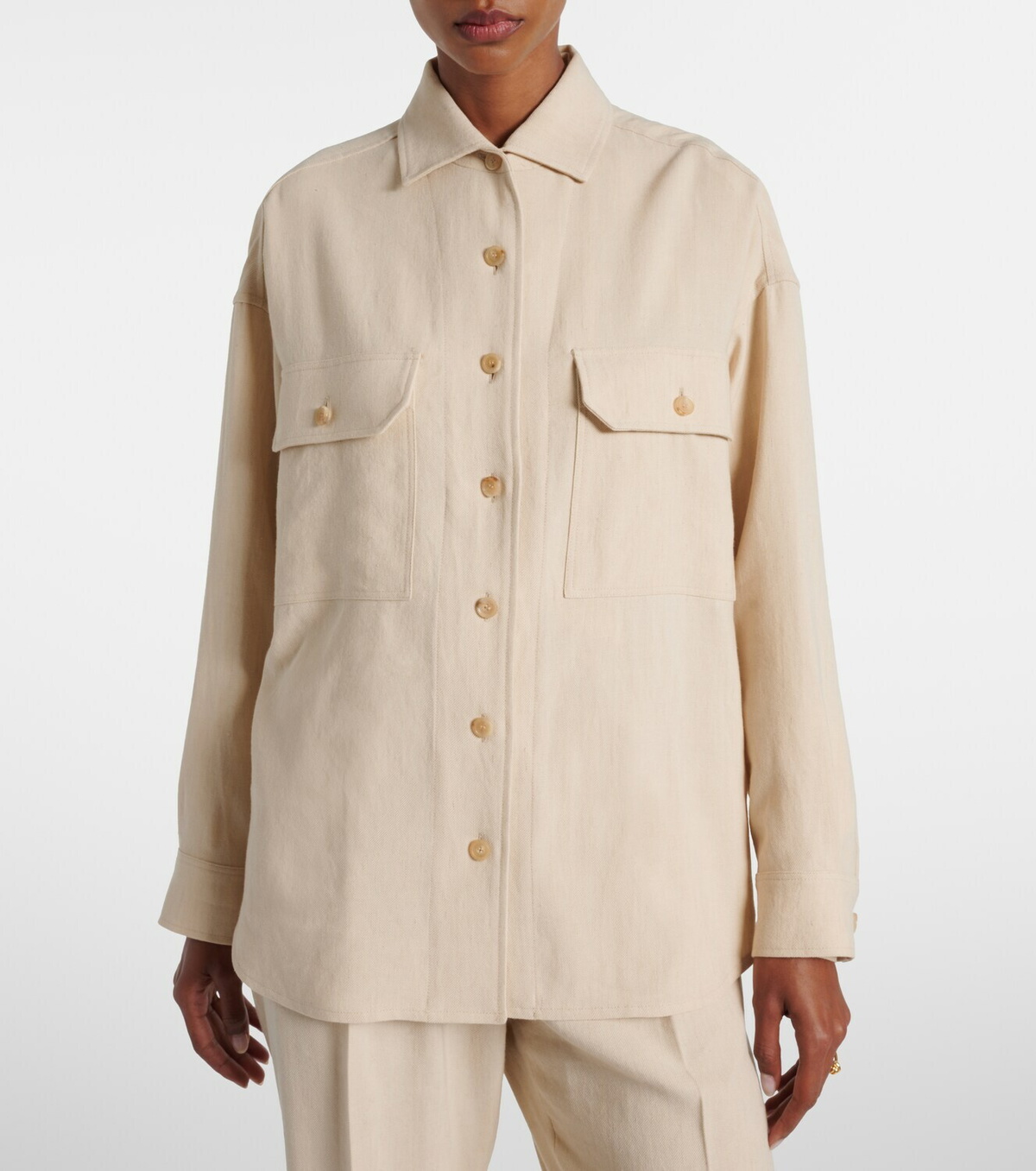 Loro Piana Linen and wool shirt