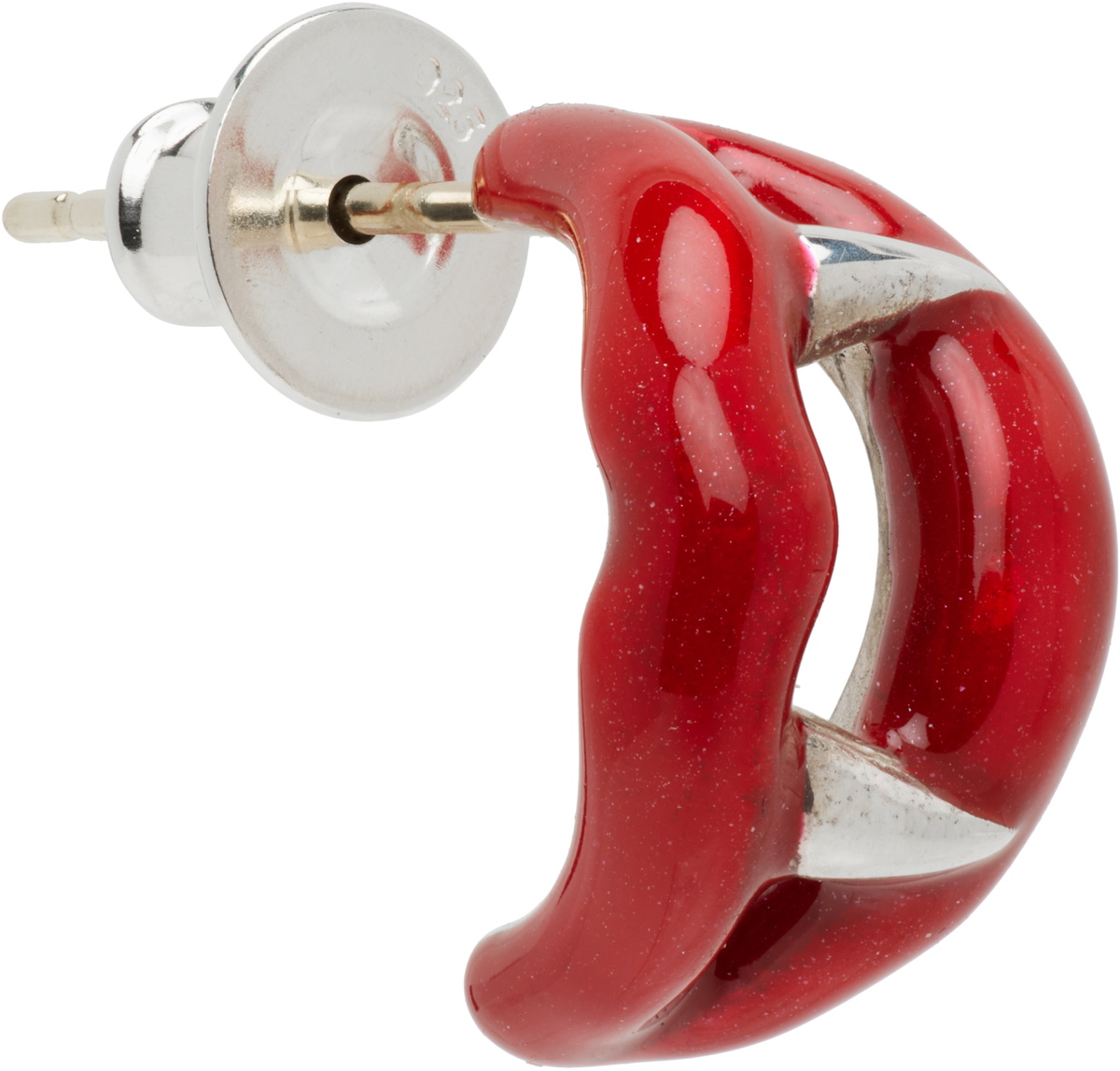 YOHJI YAMAMOTO Vampire Pierce Rouge Single Earring