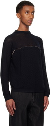 Isa Boulder SSENSE Exclusive Black Boat Float Sweater