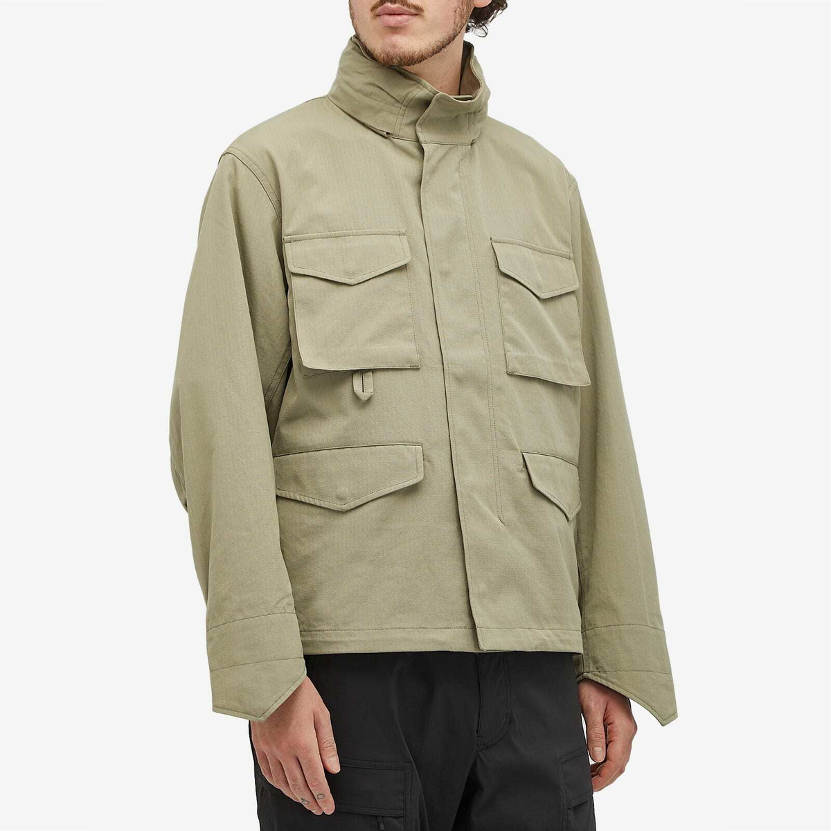 TAKIBI Ripstop Field Jacket M Greykhaki(JK-24AU10403GKH