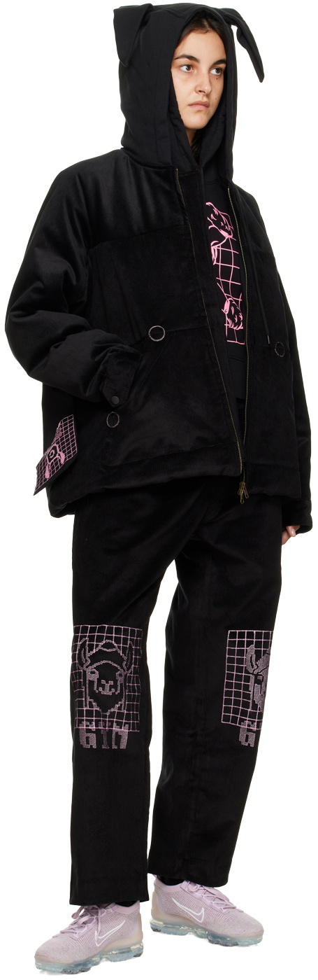Bernhard Willhelm Black Ear Hoodie