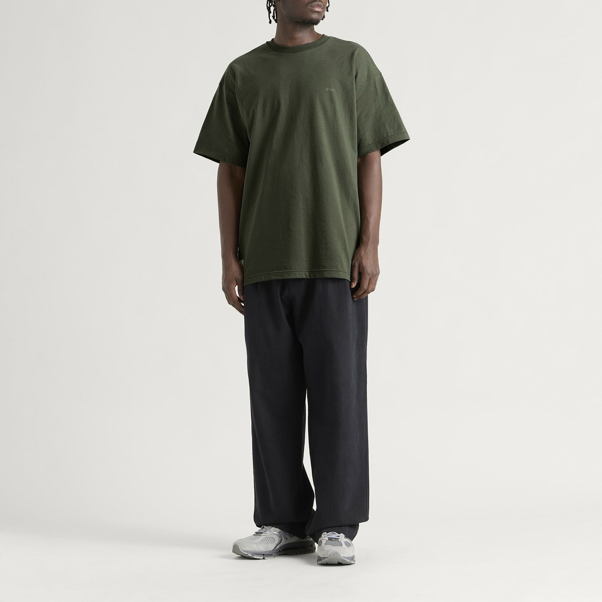 WTAPS Men's 40pct Uparmored Short Sleeve T-Shirt in Olive Drab