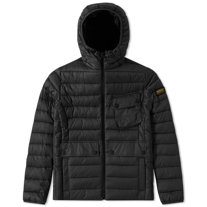 Photo: Barbour International Ouston Hooded Quilt Jacket