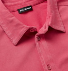 Balenciaga - Slim-Fit Stretch-Cotton Jersey Shirt - Pink