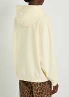 Anine Bing Harvey Hooded Cotton Sweatshirt Yellow