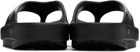 and wander Black OOFOS Edition Recovery Sandals