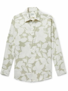 Etro - Floral-Print Cotton Shirt - Neutrals