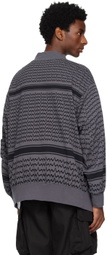 Undercoverism Gray Graphic Bomber Jacket