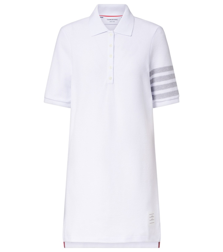 Photo: Thom Browne 4-Bar cotton piqué polo dress