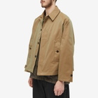FrizmWORKS Men's Solar Twill Balmacaan Half Jacket in Cappucino