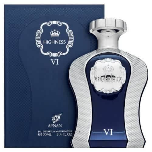 Afnan Mens His Highness VI Blue EDP Spray 3.38 oz Fragrances 6290171070153
