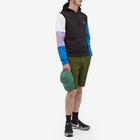 Lacoste Men's Colour Block Hoody in Black/Marina/Neva Lilac