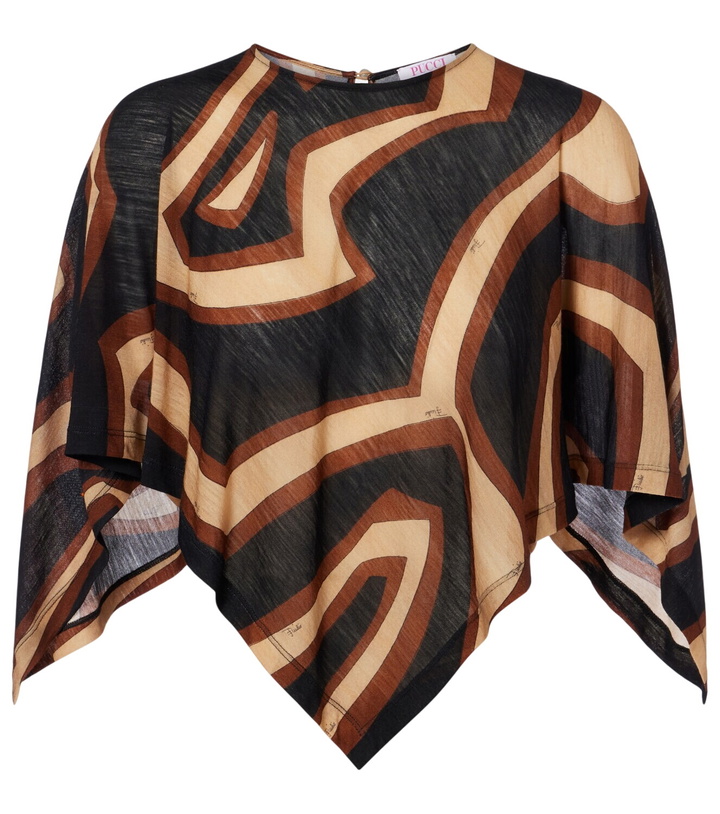Photo: Pucci Labirinto wool-blend blouse