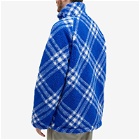 Burberry Men's Tartan Fleece Jacket in Knight Ip Check