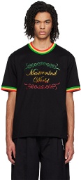 MASTERMIND WORLD Black Printed T-Shirt