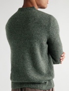 A.P.C. - Lucas Brushed Knitted Sweater - Gray